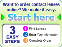 Want to order contact lenses online? We make it easy. Start Here!