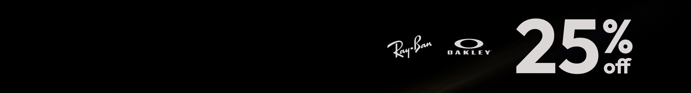 Designer Deals: Ray-Ban & Oakley 25% Off