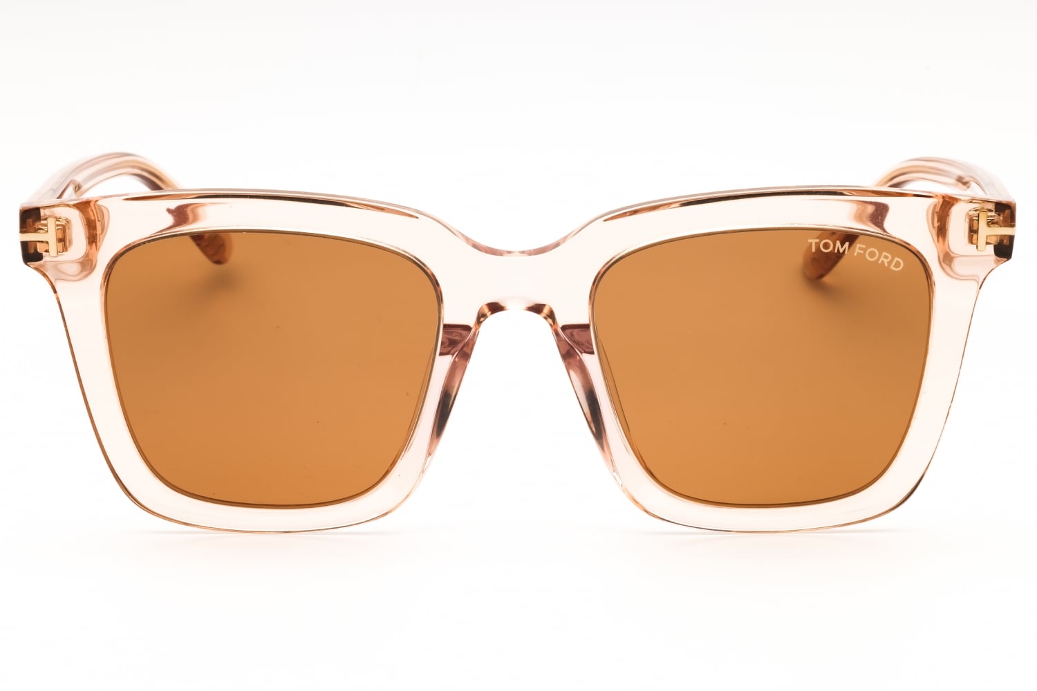 Tom Ford FT0970-K 72E Sunglasses Shiny Pink Square Frame, Brown Lenses New! Tom Ford Pink Sunglasses FT0970-K 72E, Authentic  main image 2