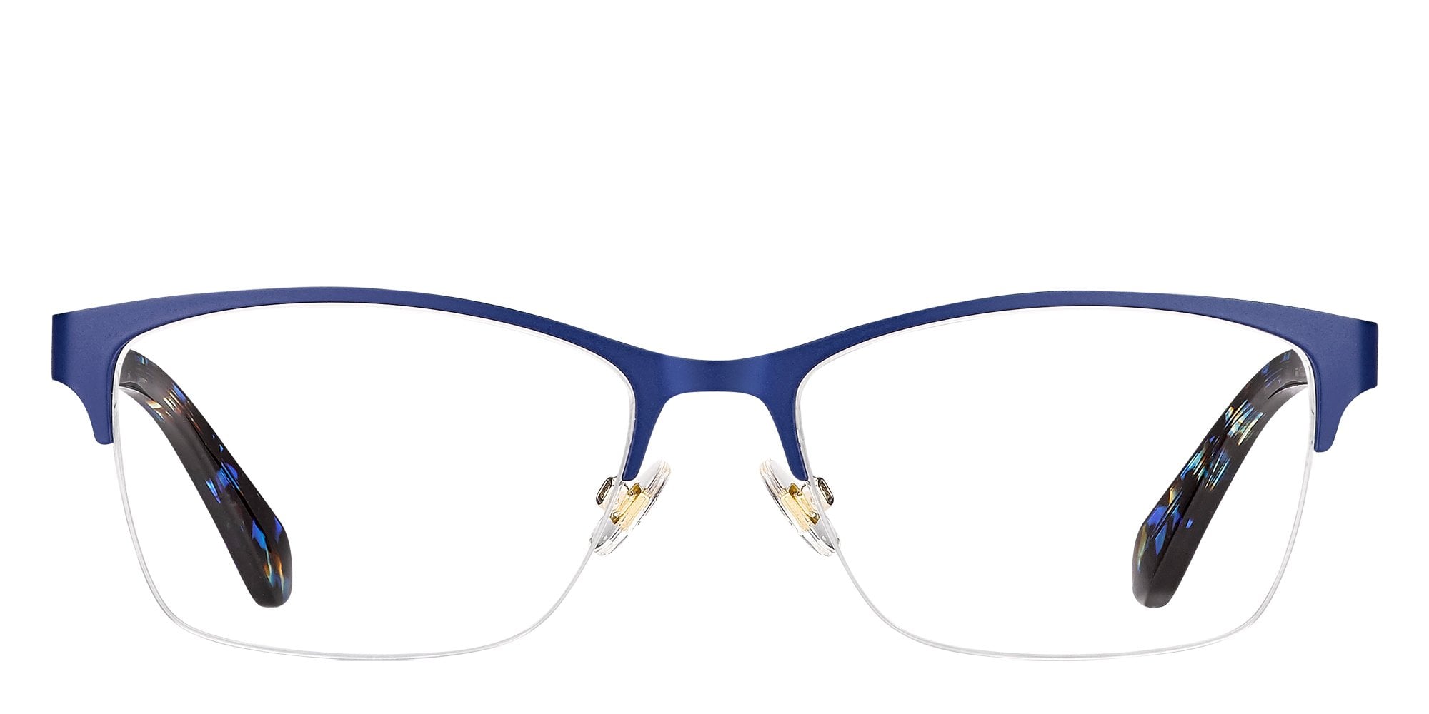 Kate Spade Blue and Brown Glasses with Modern Semi-Rimless Design Lowest Price Kate Spade Laurel Eyeglasses - main image 3