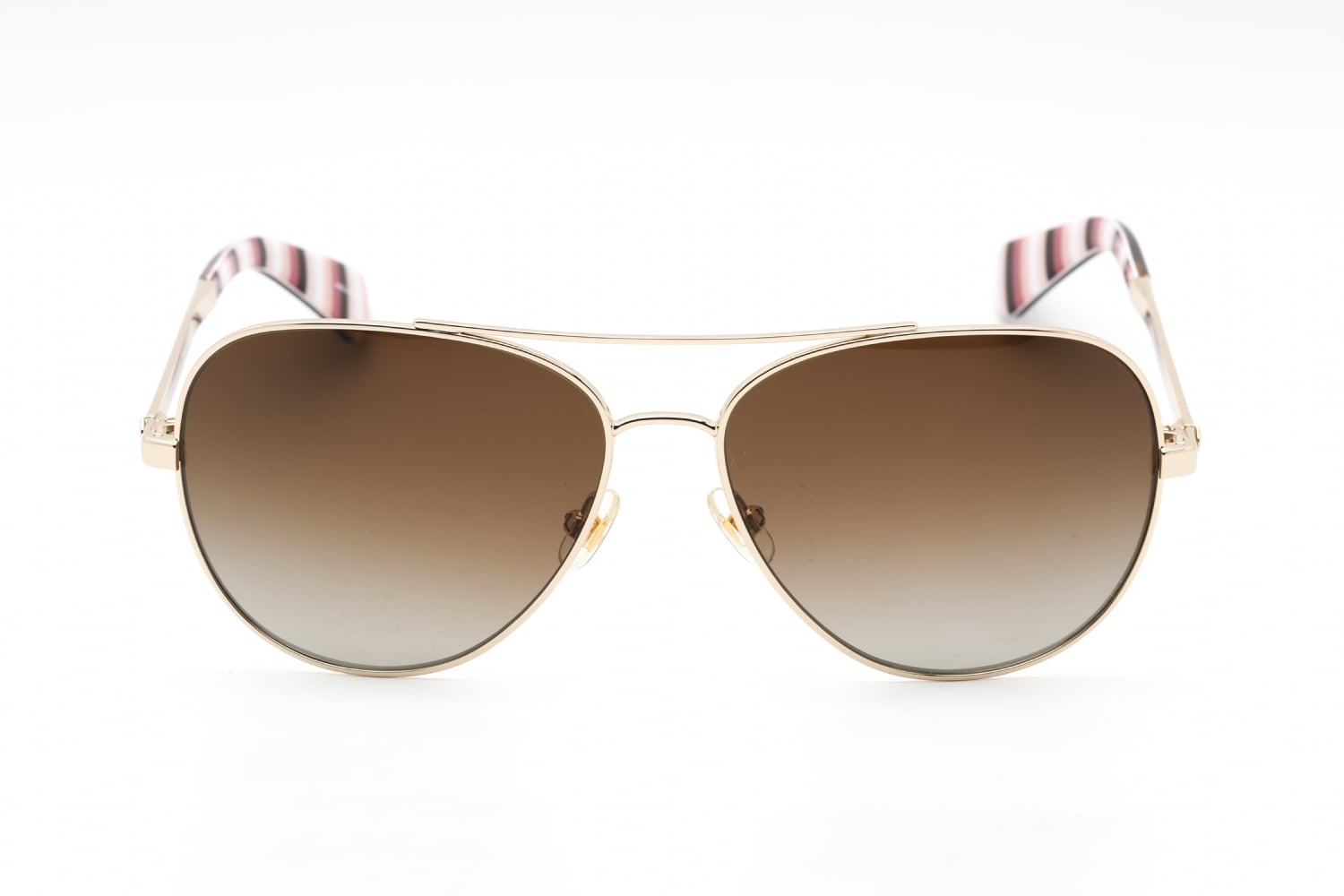 Kate spade  Aviator Sunglasses with Double Bridge Amazon.com: kate spade new york Dalia 2/S 0P40/B1 58M Brown  main image 2