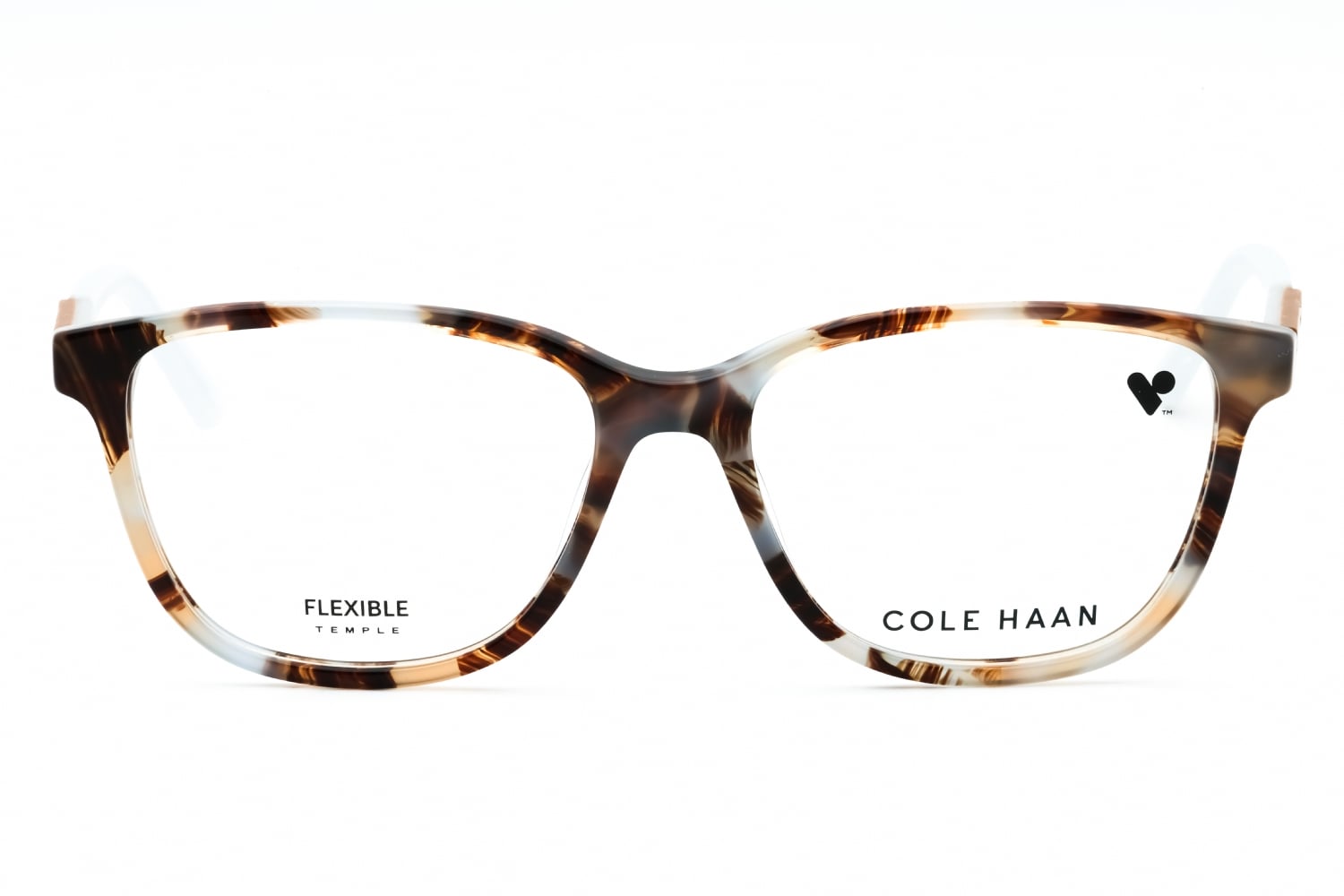 COLE HAAN EYEGLASSES CH5043-210-53 New with case Tortoise CH5043 Eyeglasses | Nationwide Vision main image 3