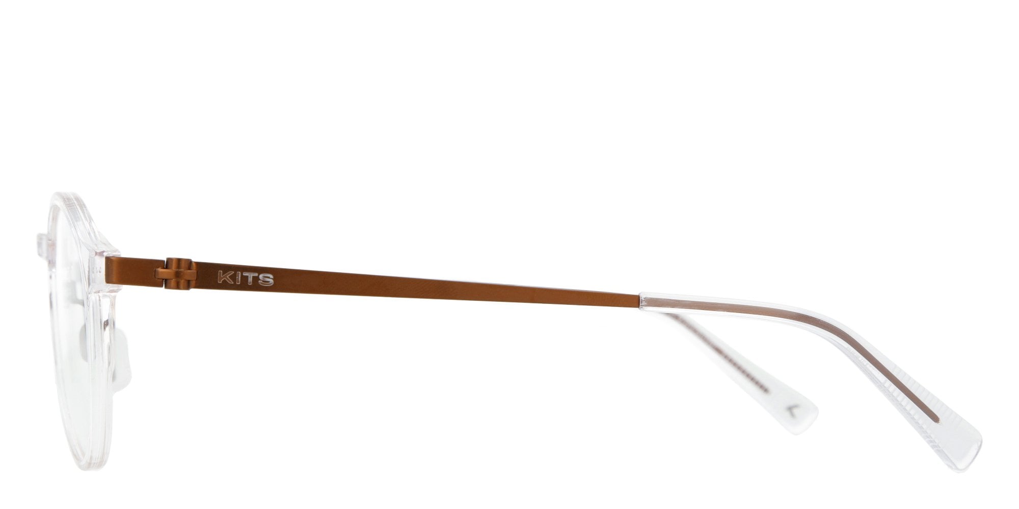 Clear KITS Nomad Eyeglasses — Round | Opticontacts