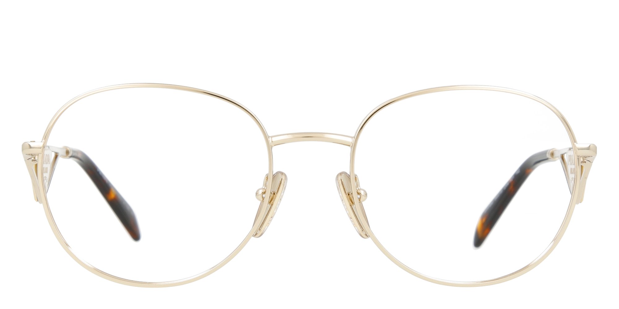 プラダ メガネ A50V Prada PR A50V Round Eyeglasses | EyeOns.com