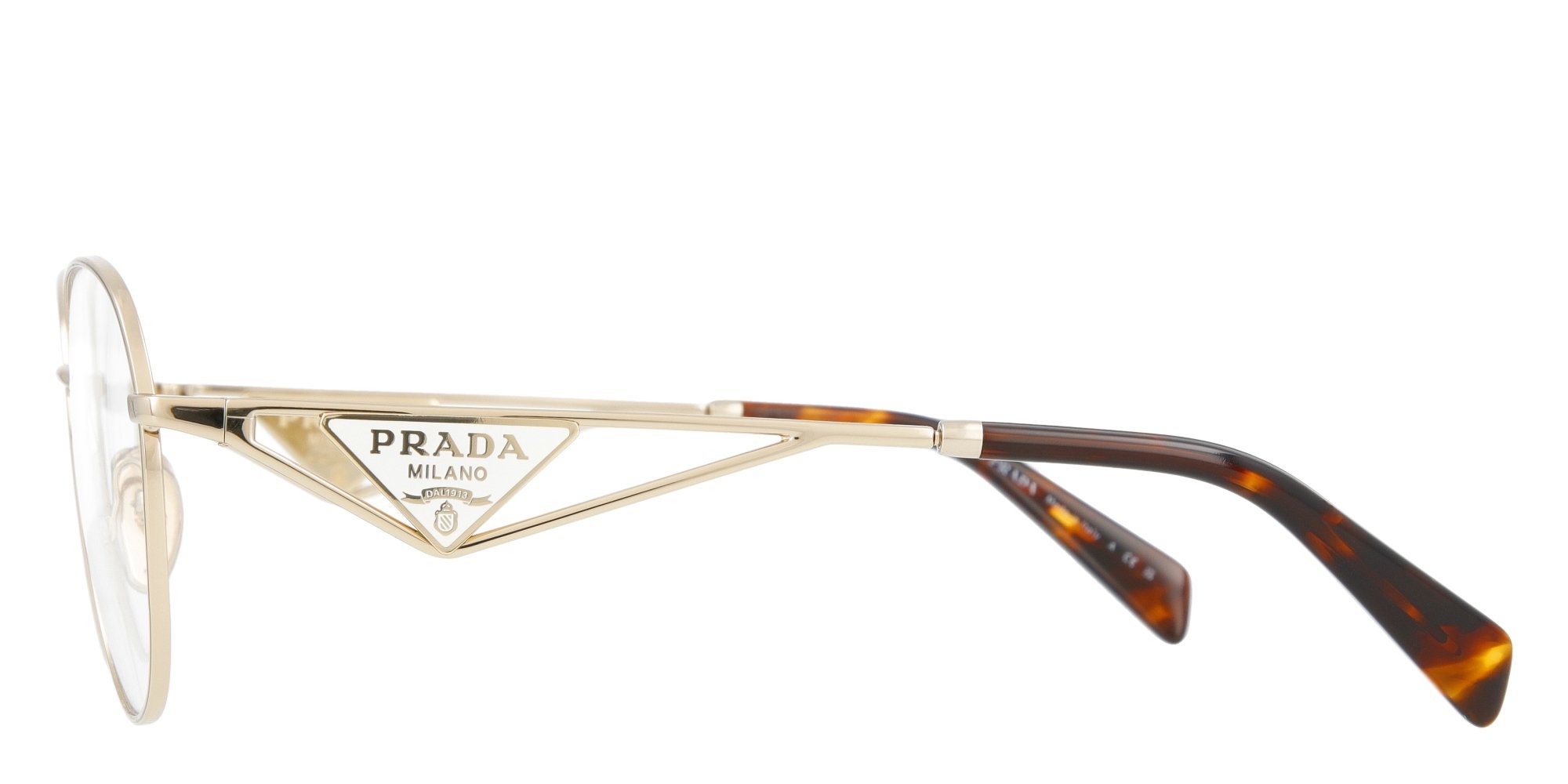 プラダ メガネ A50V Prada PR A50V Round Eyeglasses | EyeOns.com