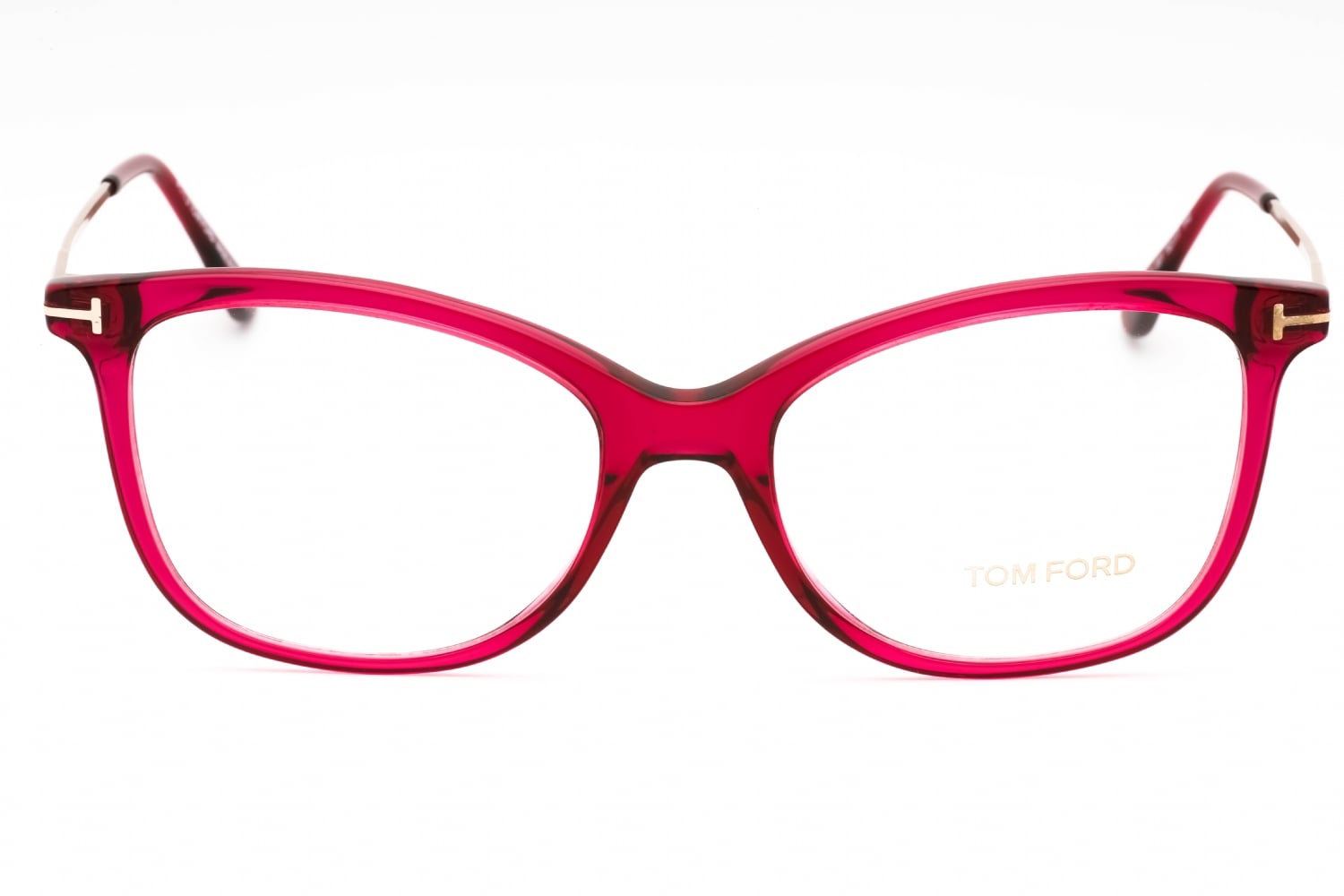 Shiny Transparent Violet Front, Shiny Rose Gold TE Tom Ford FT5510