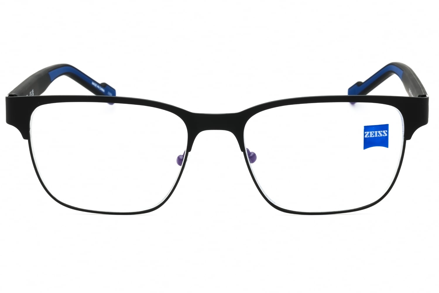Matte Black Zeiss ZS22403 Eyeglasses — Rectangle | Opticontacts