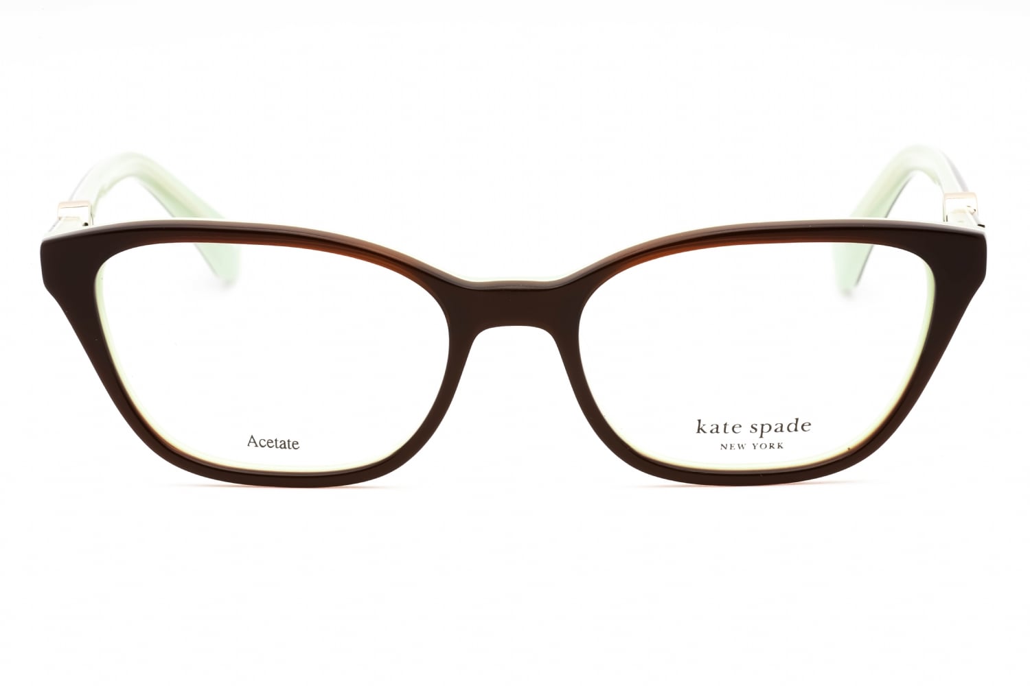 Kate Spade EMMALEE Eyeglasses Brown 49-16-140 Demo Lenses Opticontacts.com -- Kate Spade EMMALEE main image 4