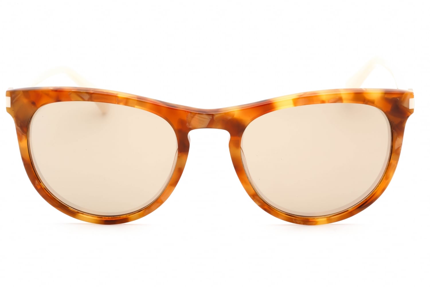 Amber Tortoise Cole Haan CH7069 Sunglasses — Round | Opticontacts