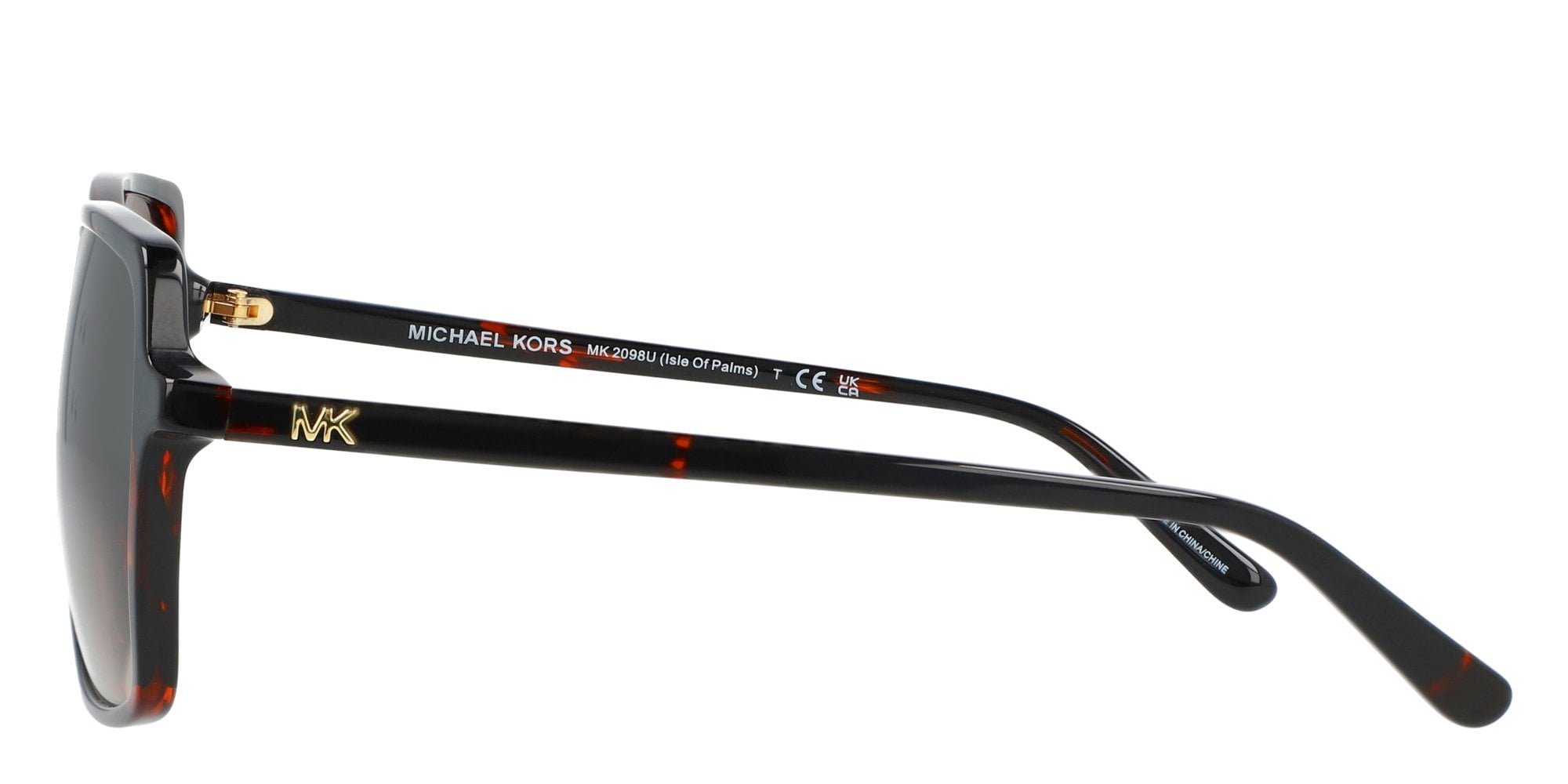 MK Michael Kors Women Sunglasses Black Tone MK2098U Isle Of Palms Eyewear Shades Kits.com -- Michael Kors MK2098U Isle Of Palms main image 2