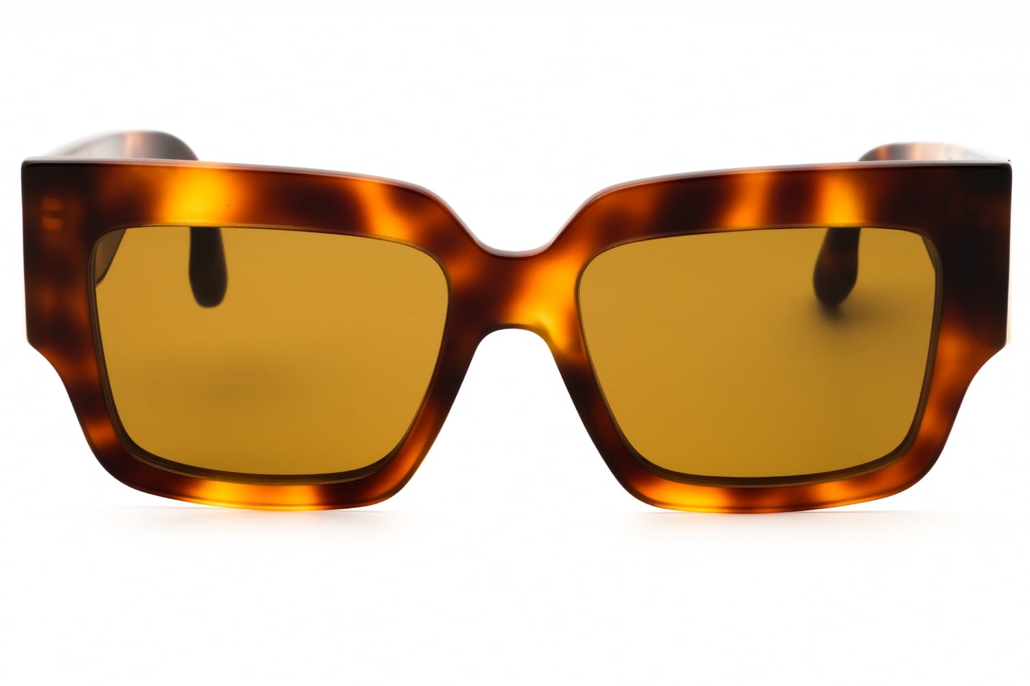 Victoria Beckham Tortoiseshell Square Sunglasses - Brown Lenses Victoria Beckham Square Tinted Sunglasses - Green Sunglasses  main image 4