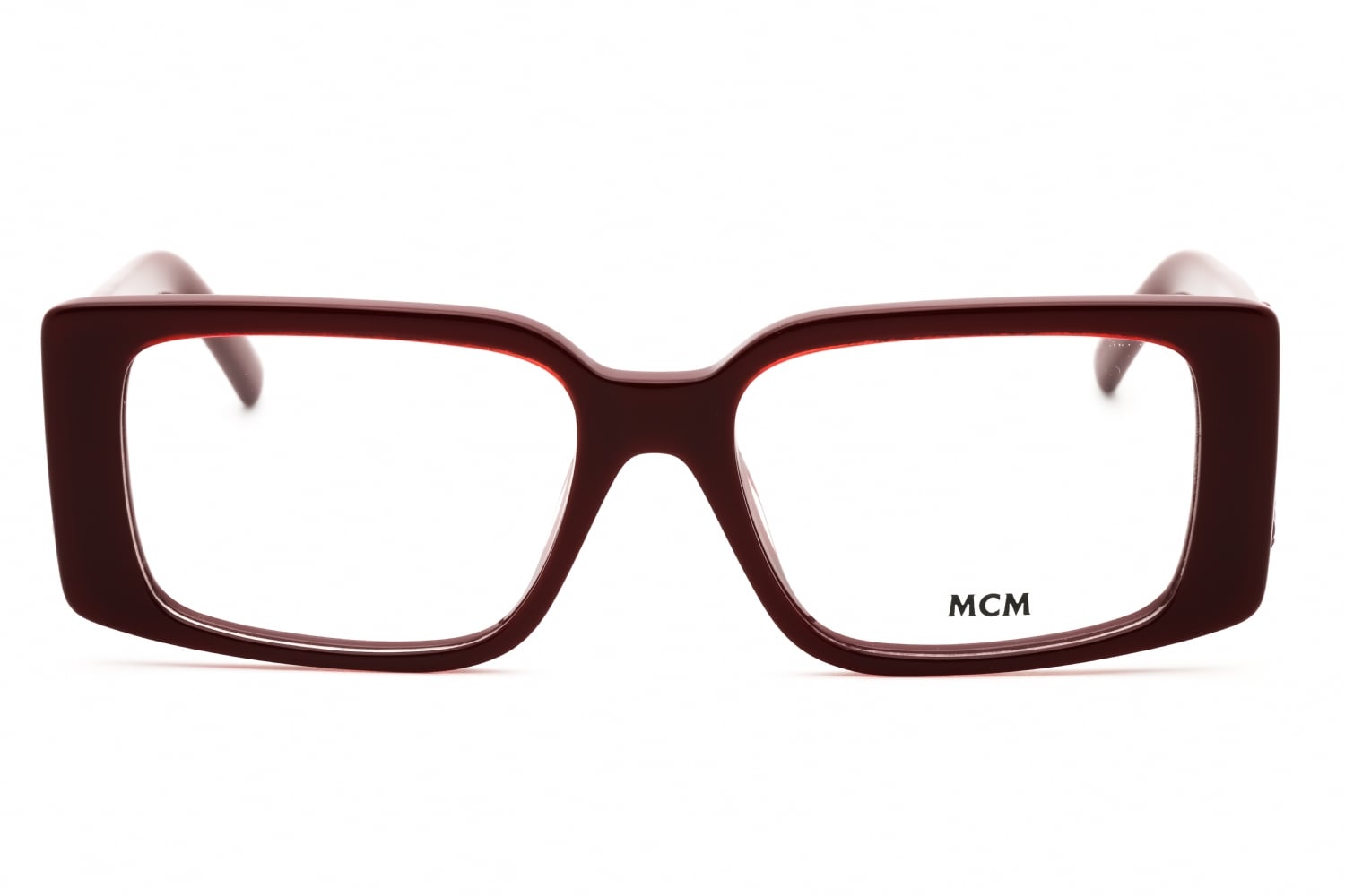 MCM Bordeaux Rectangular Ladies Dark Glasses with Case Kits.com -- MCM MW5003 main image 3