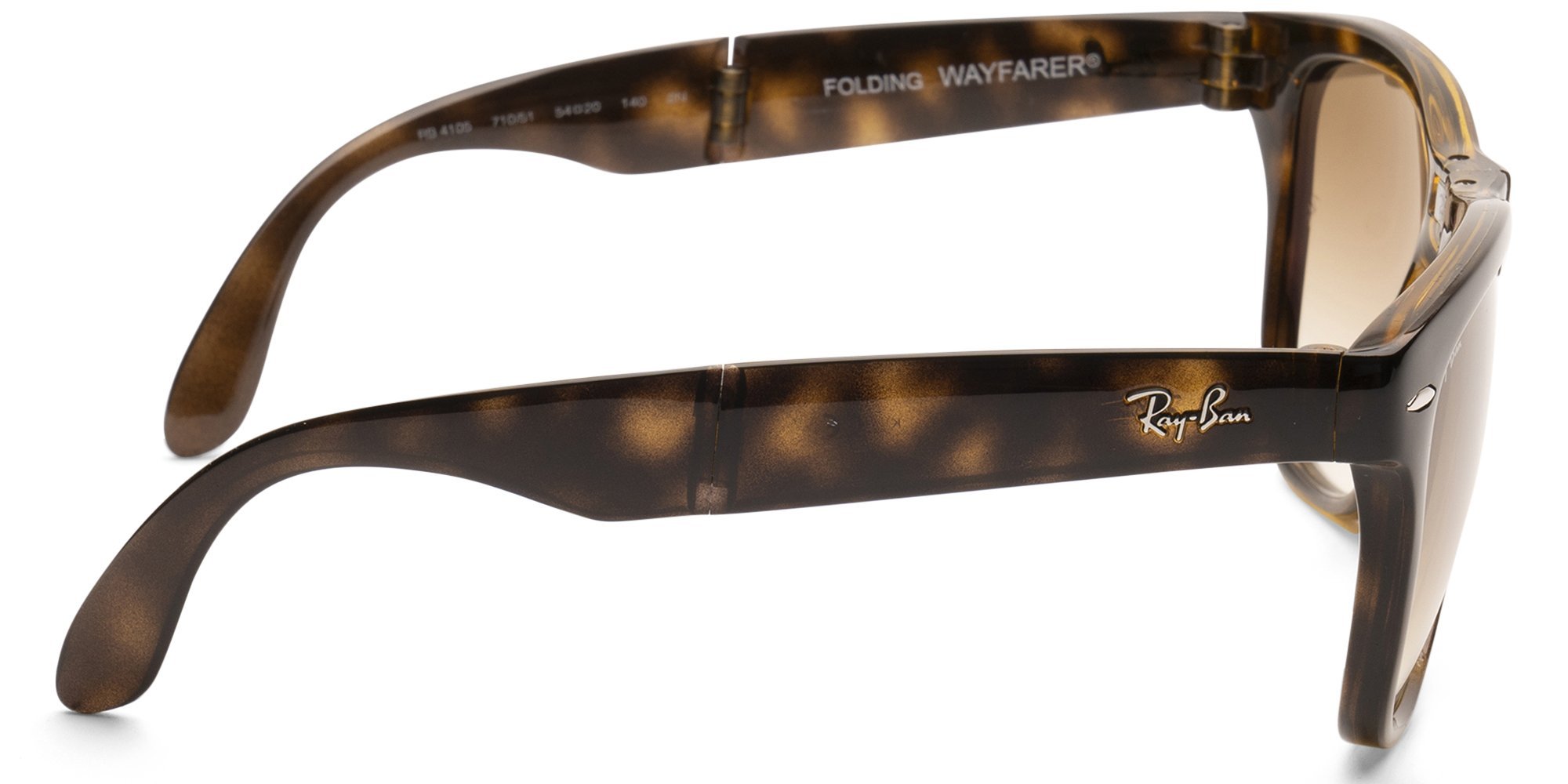 小物 B&L RAY-BAN WAYFARER FOLDING 50mm Ray-Ban RB4105 Wayfarer Folding Classic L (50 - 22) with Green