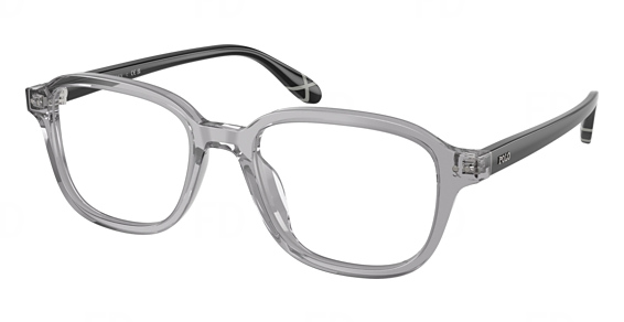 Polo PH2322U - Shiny Transparent Grey, Plastic, Mixed Shapes frame