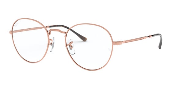 Ray-Ban RX3582V DAVID - Copper, Metal, Round frame