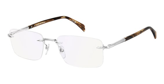 David Beckham DB 1202 - H162y Pall Hrn, Metal, Rectangle frame