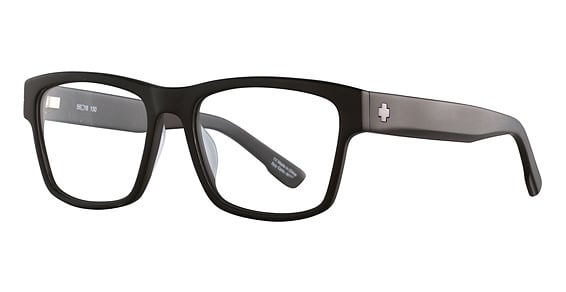 SPY Weston - Matte Black, Plastic, Rectangle frame