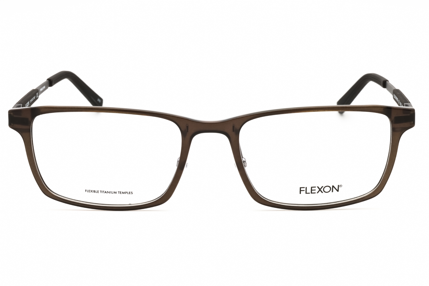 Flexon FLEXON EP8008 - Grey Crystal, Acetate, Rectangle frame