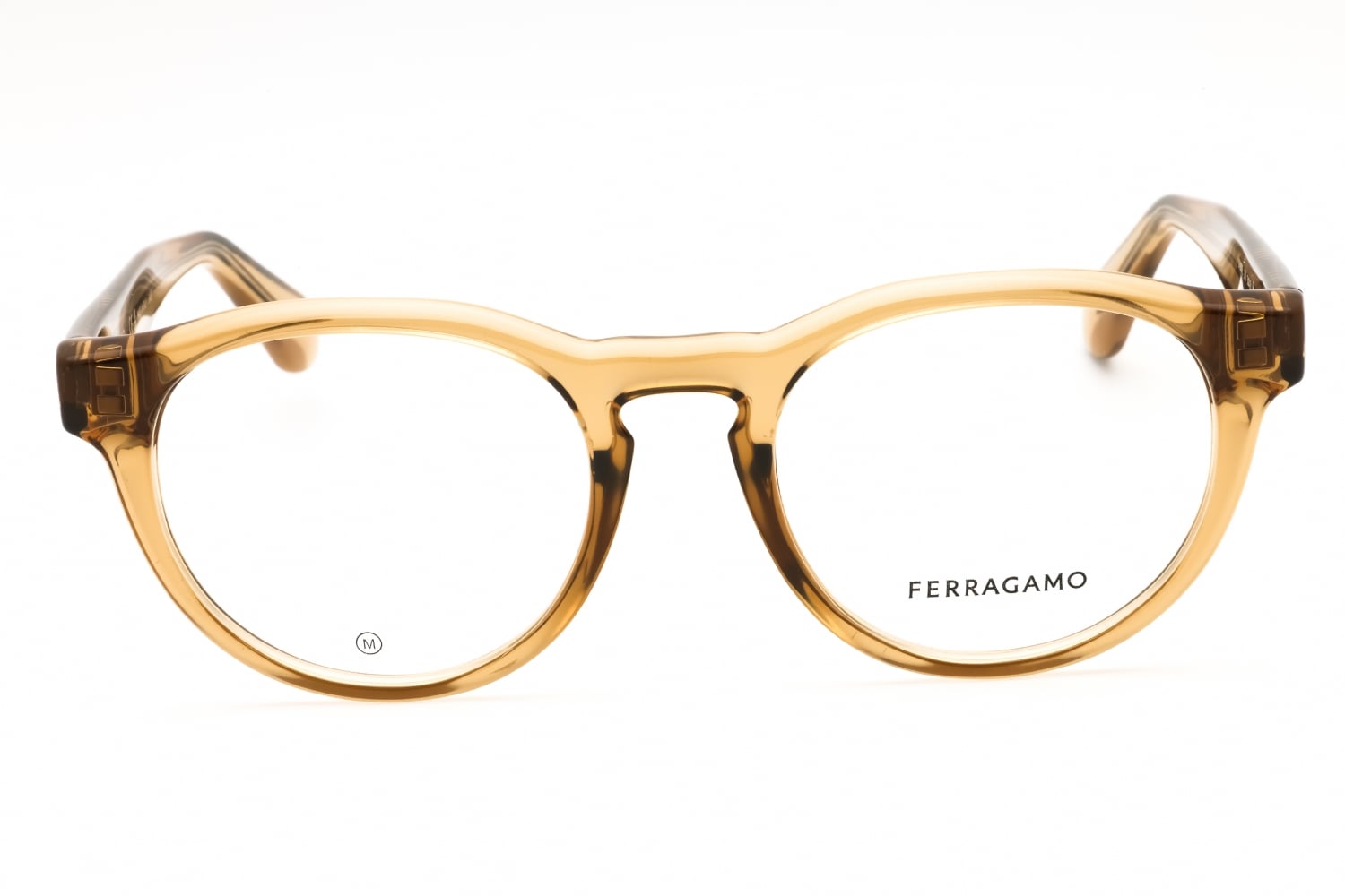 Salvatore Ferragamo SF2987E - Transparent Sand, Acetate, Round frame