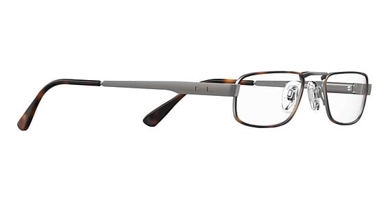 Elasta E 1321 - Havana Gray, Stainless Steel, Rectangle frame