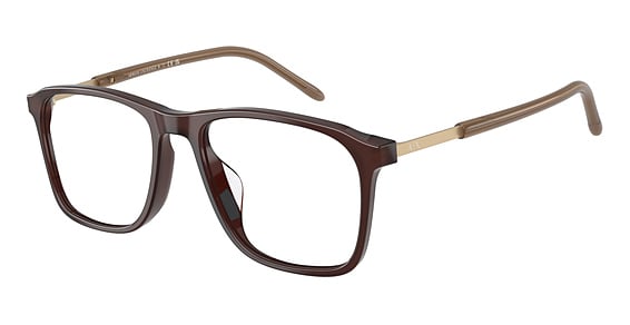 Armani Exchange AX3131F - Shiny Opal Brown, Plastic, Rectangle frame