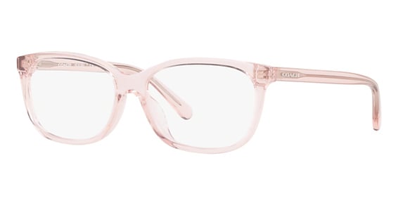 COACH HC6139U - Transparent Pink, Plastic, Oval frame