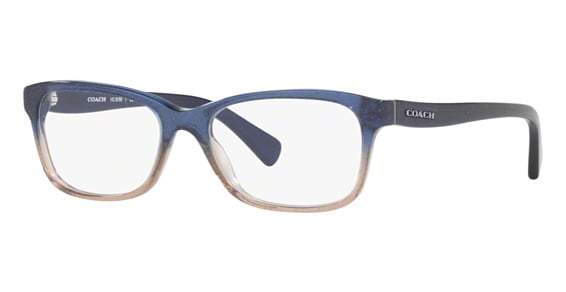 COACH HC6089 - Blue Beige Glitter Gradi, Plastic, Oval frame