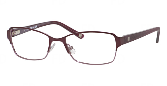 Liz Claiborne L 622 - Satin Plum, Stainless Steel, Rectangle frame