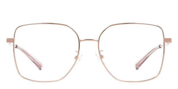 Michael Kors MK3056 Naxos - Rose Gold, Metal, Rectangle frame