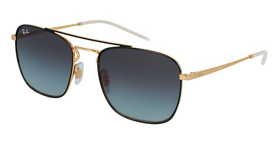 Ray-Ban RB3588 - Black On Arista, Metal, Rectangle frame