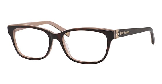 Juicy Couture JU 154 - Brwn Pink, Acetate, Rectangle frame