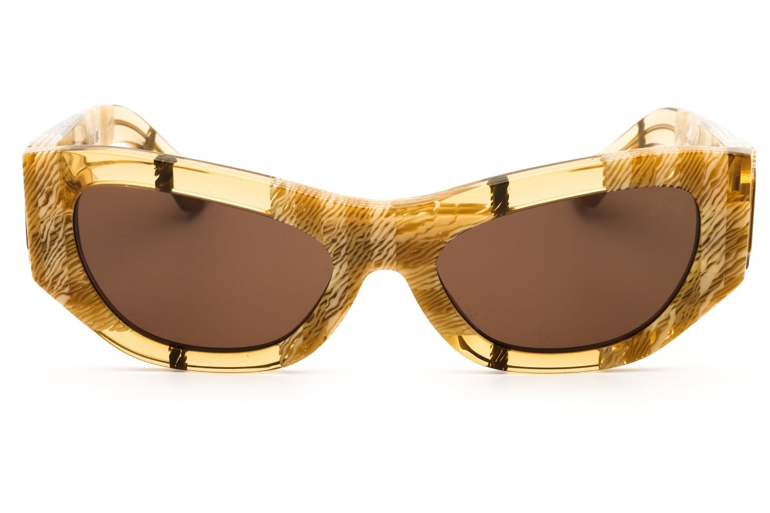 Burberry 0BE4450U - Check Beige, Acetate, Cat Eye frame