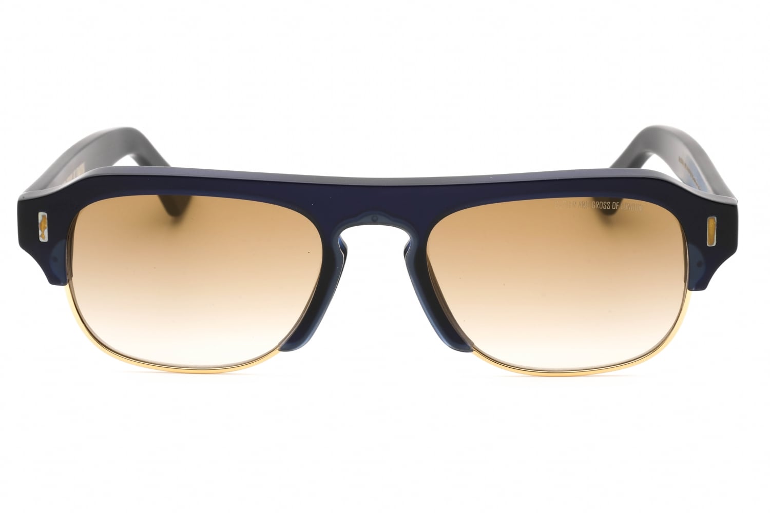 Cutler and Gross CG1353S - Navy Blue, Mixed Materials, Oval frame