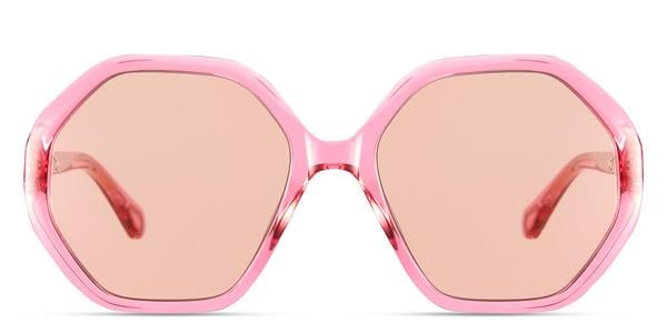 Chloe CC0004S - Pink, Acetate, Geometric frame