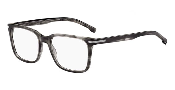 Hugo Boss Boss 1602 - Grey Horn, Plastic, Rectangle frame