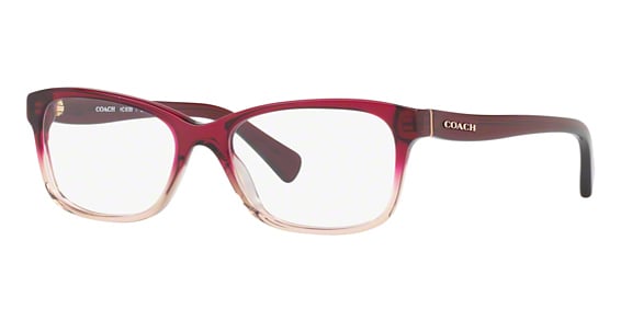 COACH HC6089 - RED Beige Gradient, Plastic, Oval frame
