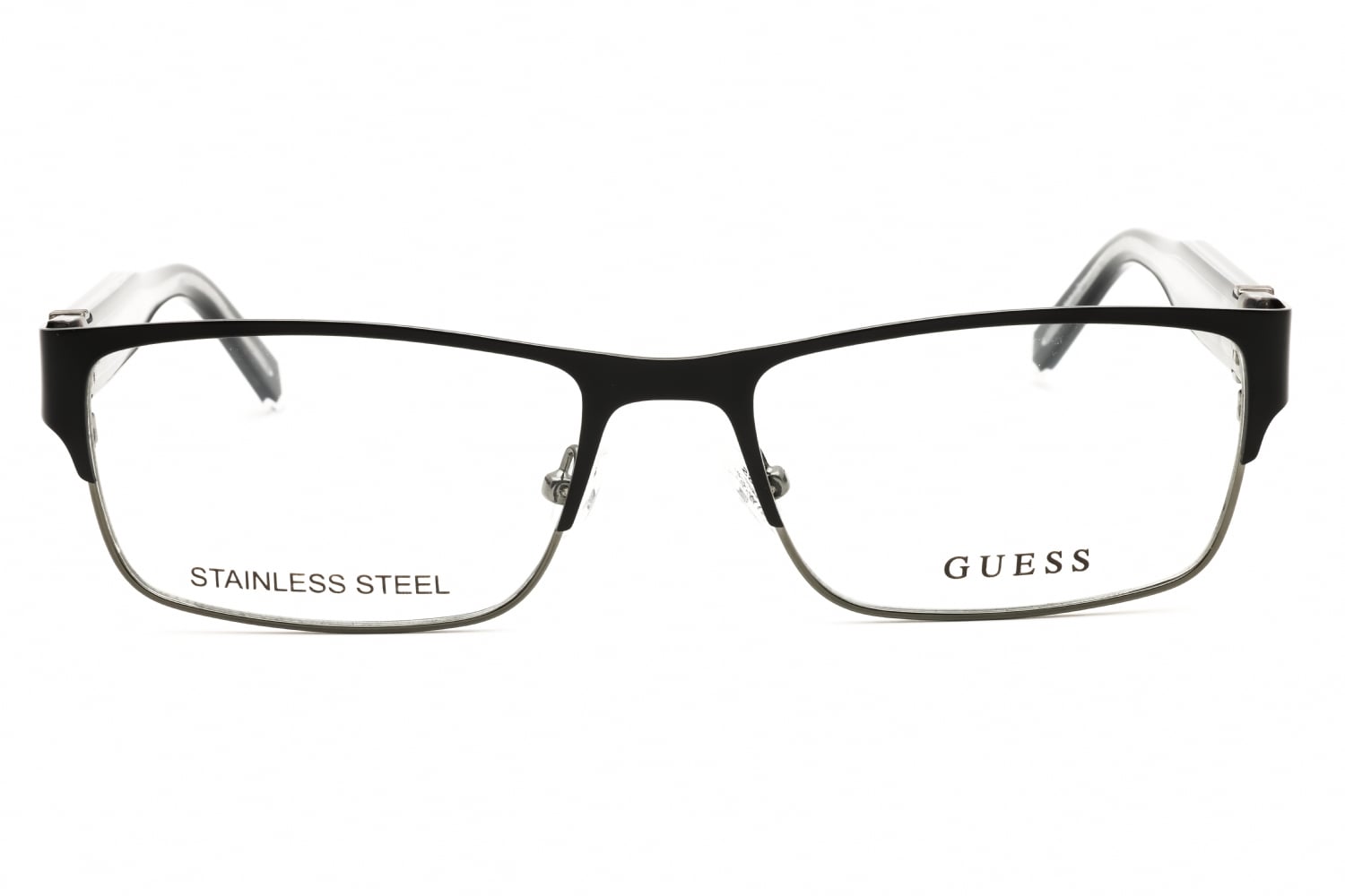 Guess GU50082 - Matte Black, Metal, Rectangle frame