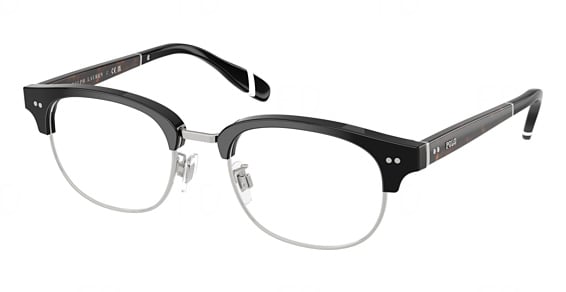 Polo PH2298D - Shiny Black, Plastic, Oval frame