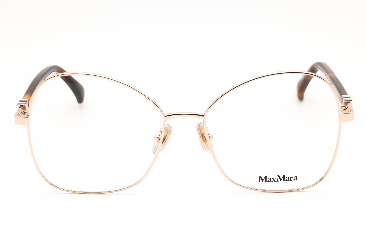 Max Mara MM5033 - Shiny Rose Gold, Metal, Mixed Shapes frame