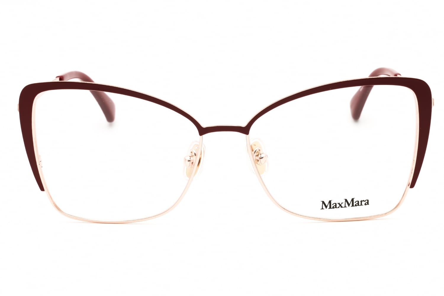 Max Mara MM5130 - Shiny RED, Metal, Cat Eye frame