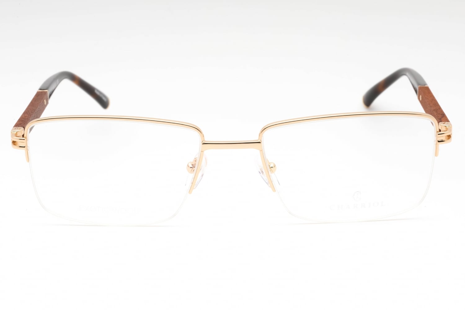 Charriol PC75117 - Shiny Gold/tortoise, Metal, Rectangle frame