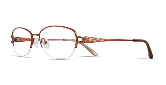 Emozioni EM 4856 - Brown, Stainless Steel, Cat Eye frame
