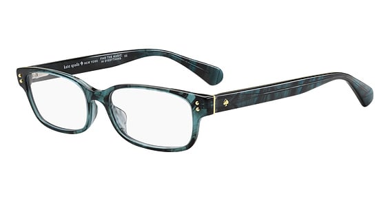 Kate Spade Lucyann2 - Green, Acetate, Rectangle frame