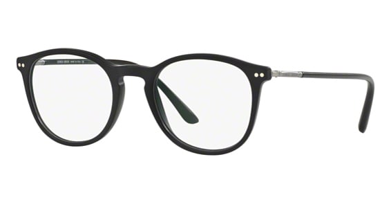 Giorgio Armani AR7125 - Matte Black, Plastic, Round frame