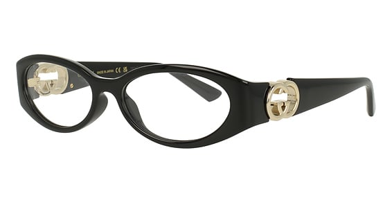 Gucci GG1693O - Black, Plastic, Round frame