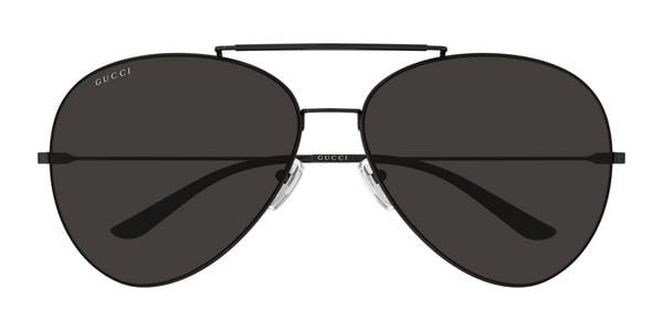 Gucci GG2172S - Black, Metal, Aviator frame