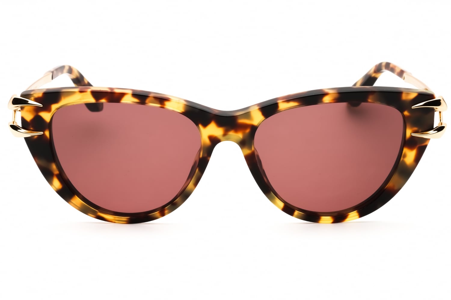Roberto Cavalli SRC031 - Matt Yellow Havana, Acetate, Cat Eye frame