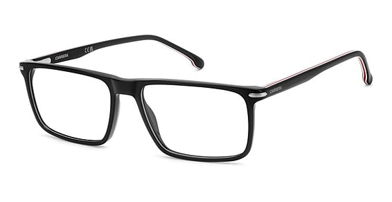 Carrera 347 - Black Ruthenium, Acetate, Rectangle frame