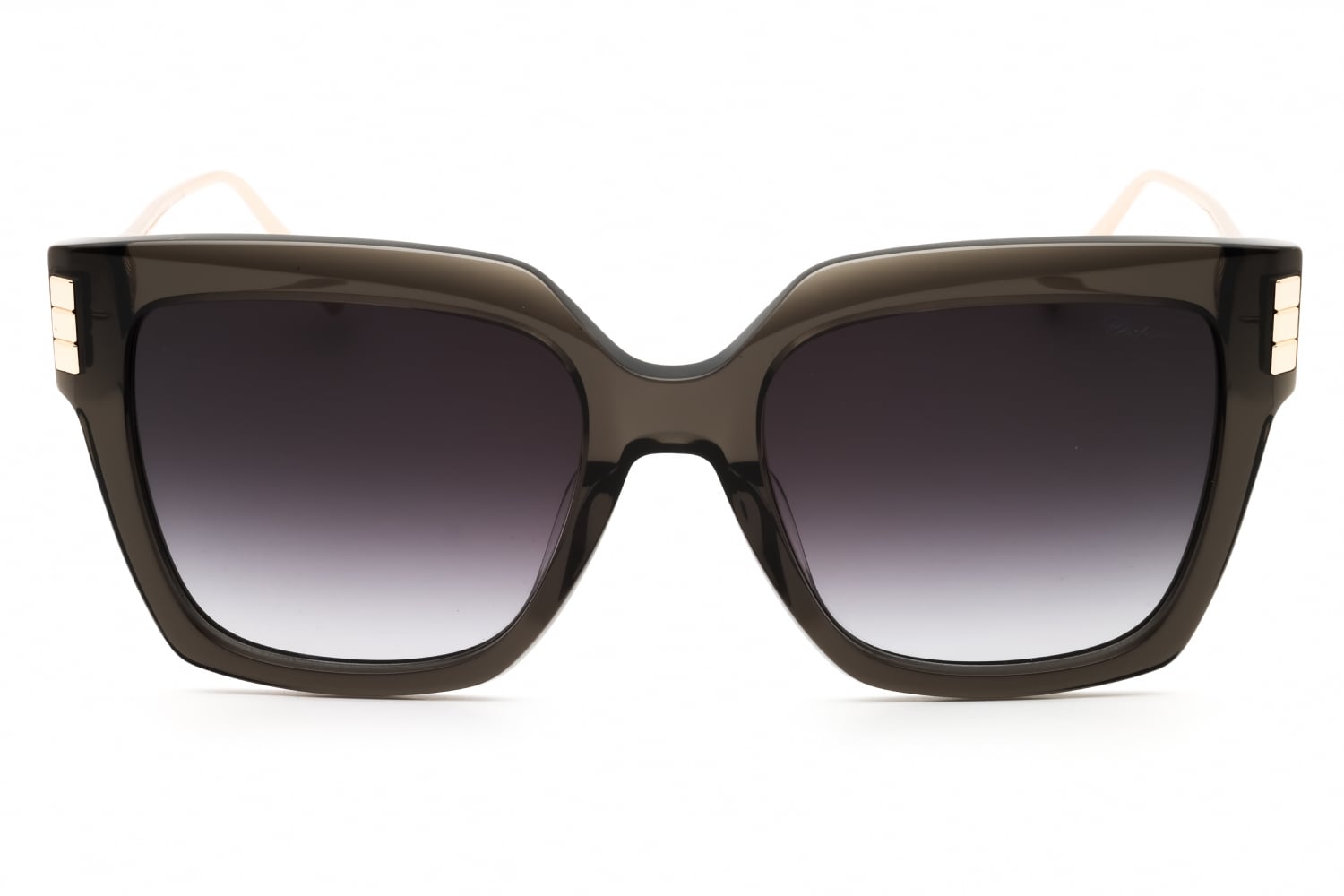 Chopard SCH353M - Shiny Transparent Grey, Acetate, Rectangle frame