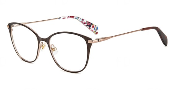 Kate Spade Addisyn - Brown, Stainless Steel, Rectangle frame